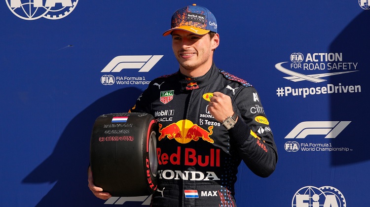 Verstappen Red Bull Pole Position