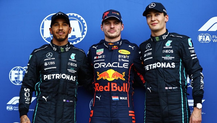 Verstappen-Hamilton-Russel F1